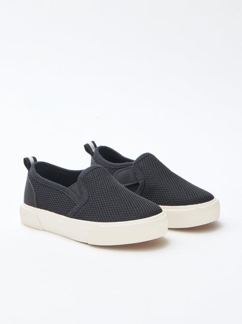 Effen sneakers van mesh | Instapmodel - Kiabi