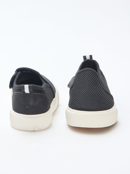 Effen sneakers van mesh | Instapmodel - Kiabi