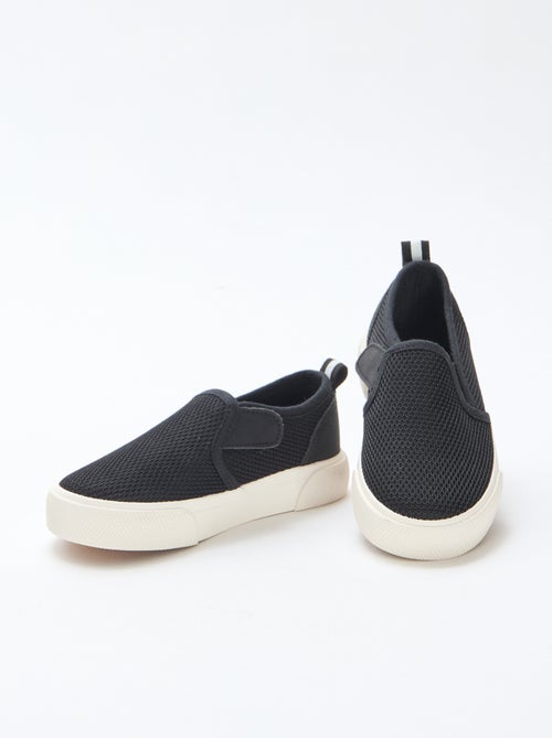 Effen sneakers van mesh | Instapmodel - Kiabi