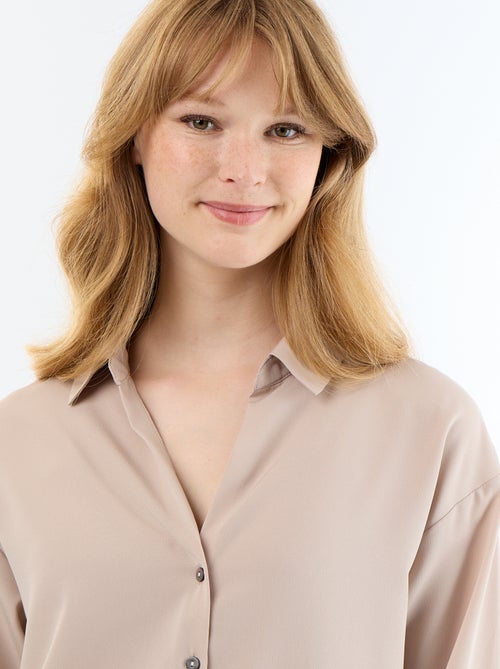 Effen soepele blouse - Kiabi