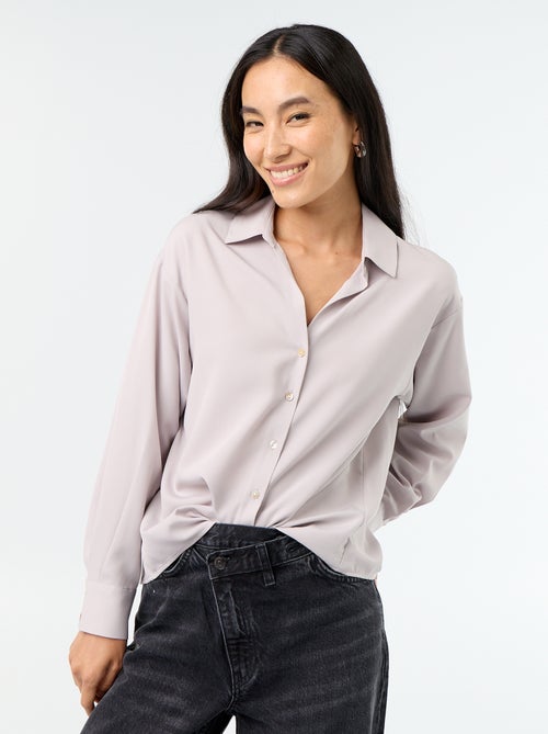 Effen soepele blouse - Kiabi Effen soepele blouse - Kiabi