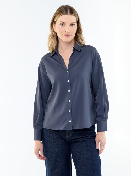 Effen soepele blouse - Kiabi