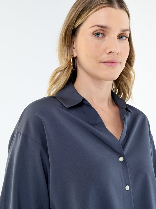 Effen soepele blouse - Kiabi