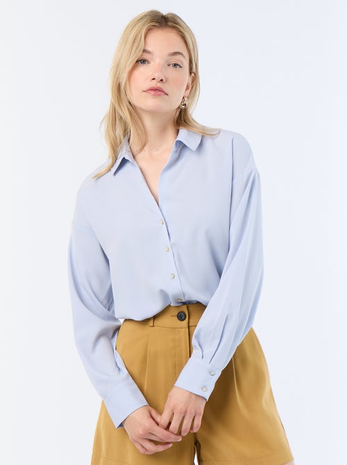 Effen soepele blouse - Kiabi