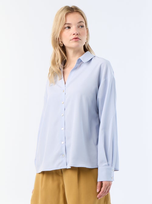 Effen soepele blouse - Kiabi