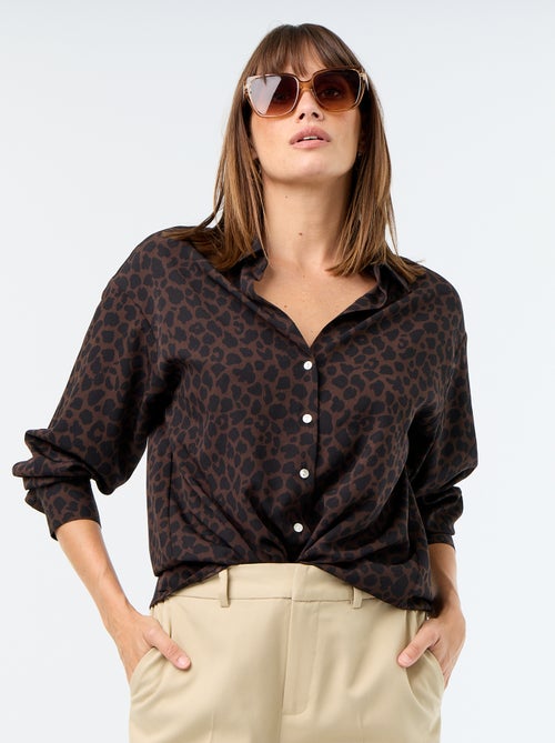 Effen soepele blouse - Kiabi Effen soepele blouse - Kiabi