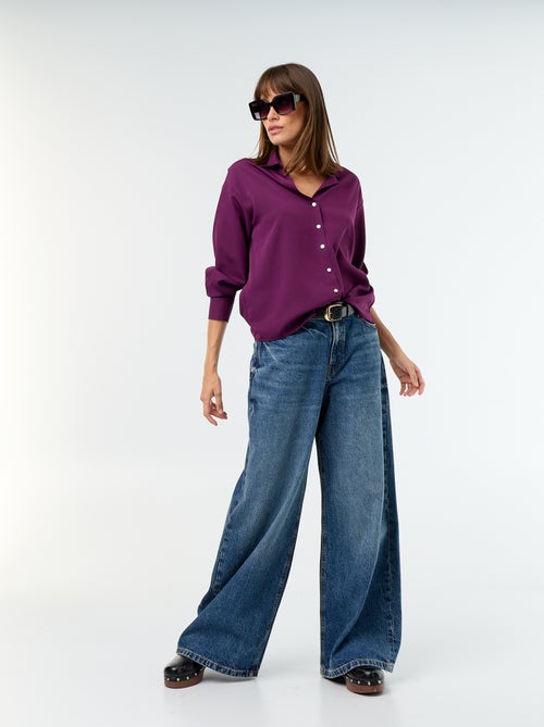 Effen soepele blouse - Kiabi Effen soepele blouse - Kiabi