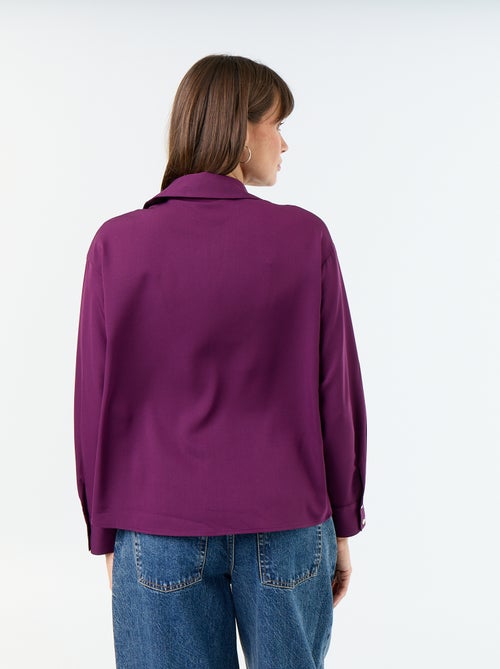 Effen soepele blouse - Kiabi Effen soepele blouse - Kiabi