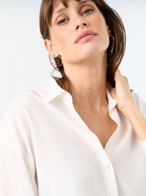 Effen soepele blouse - Kiabi Effen soepele blouse - Kiabi