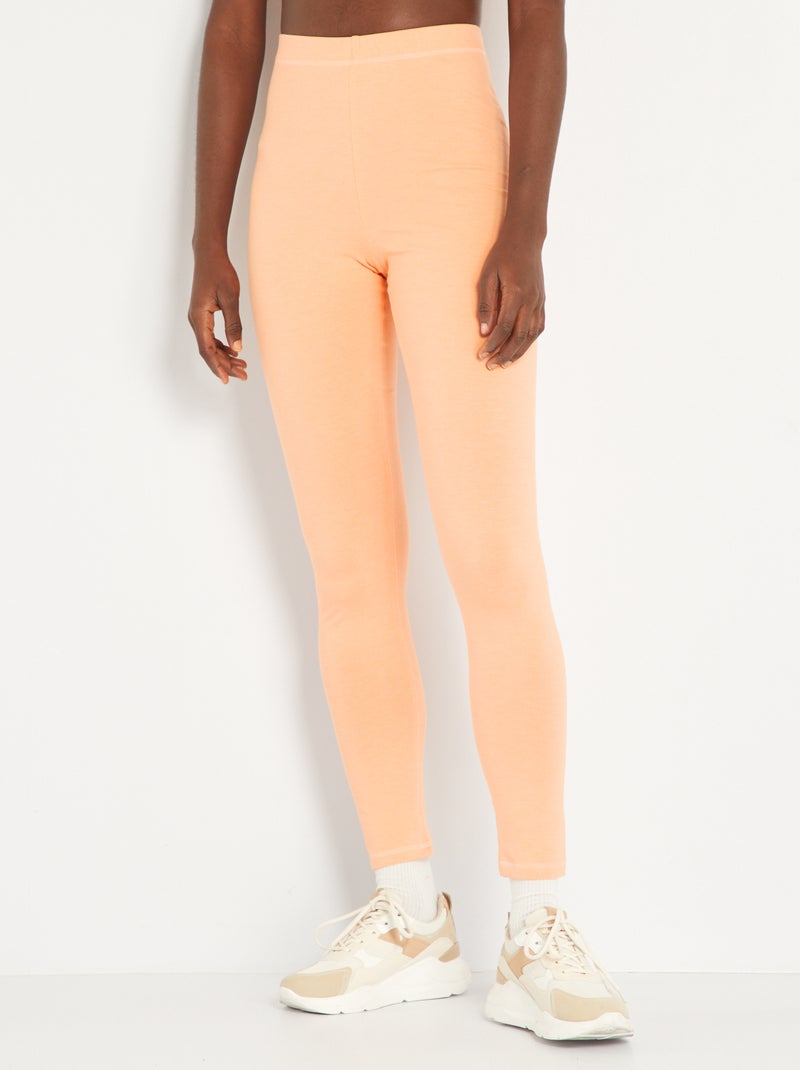 Effen sportlegging oranje - Kiabi