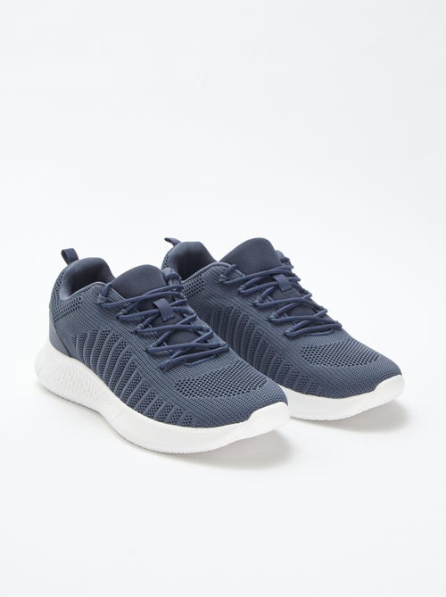 Effen sportschoenen met veters - Kiabi