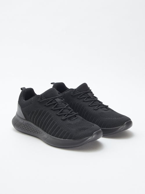 Effen sportschoenen met veters - Kiabi