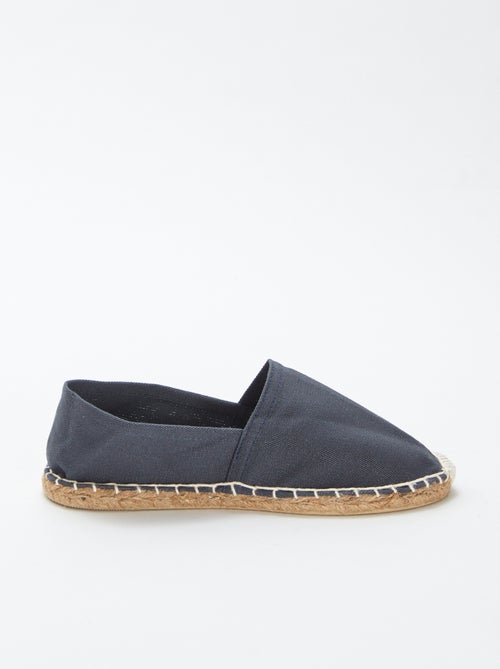 Effen stoffen espadrilles - Kiabi