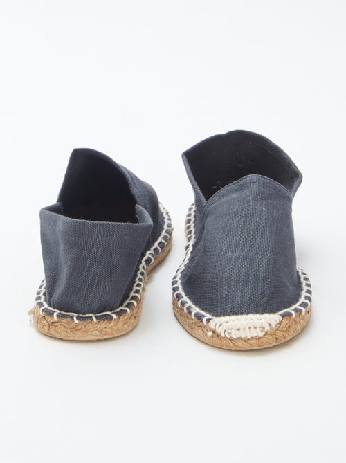 Effen stoffen espadrilles - Kiabi