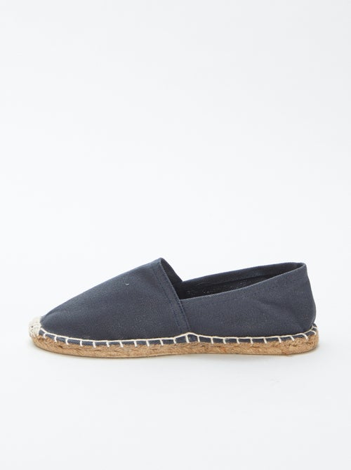 Effen stoffen espadrilles - Kiabi