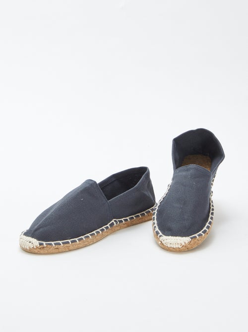 Effen stoffen espadrilles - Kiabi