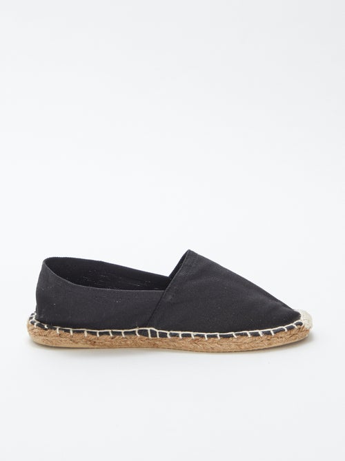Effen stoffen espadrilles - Kiabi