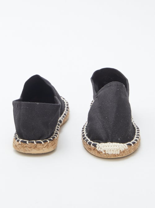Effen stoffen espadrilles - Kiabi