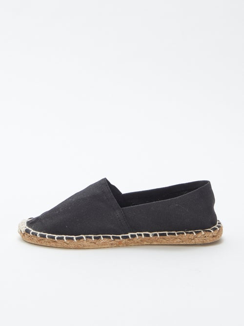 Effen stoffen espadrilles - Kiabi