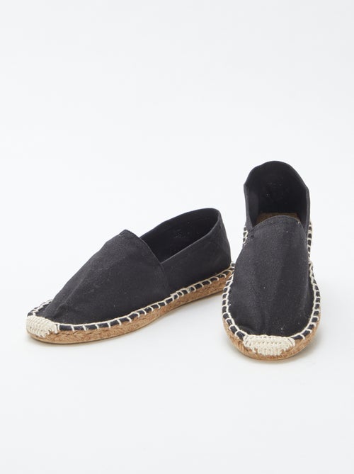 Effen stoffen espadrilles - Kiabi