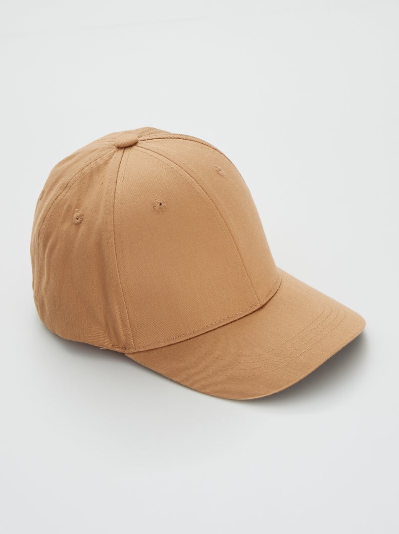 Effen stoffen pet bruin - Kiabi