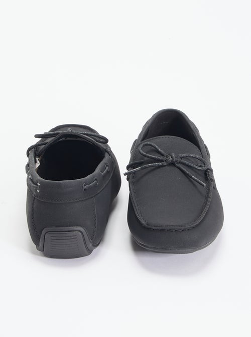 Effen suèdelook mocassins - Kiabi
