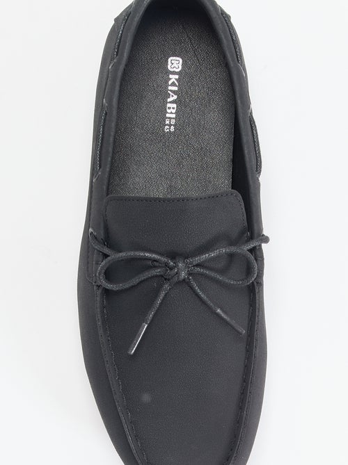 Effen suèdelook mocassins - Kiabi