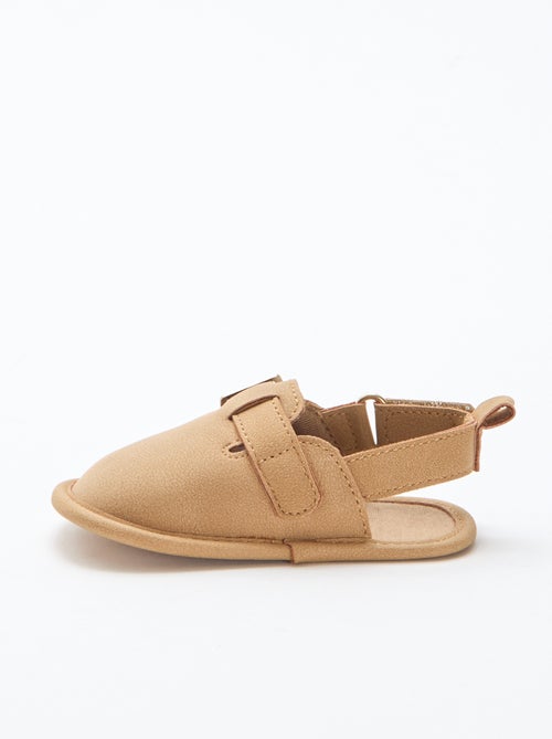 Effen suèdine sandalen - Kiabi