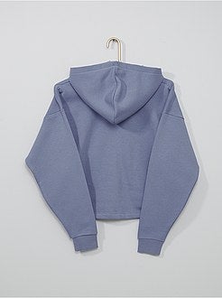 Effen sweater met capuchon 'Ecodesign' - Kiabi