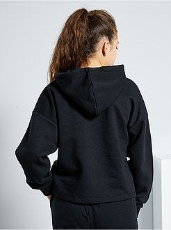 Effen sweater met capuchon 'Ecodesign' - Kiabi