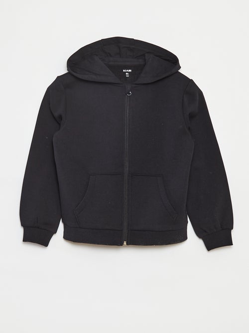 Effen sweater met rits en capuchon - Kiabi Effen sweater met rits en capuchon - Kiabi