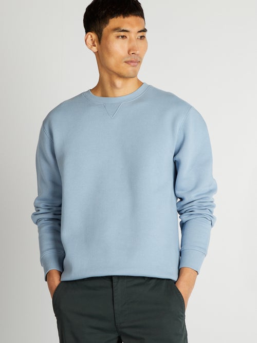 Effen sweater met ronde hals - Kiabi