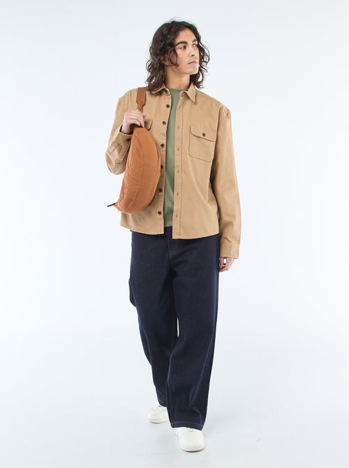 Effen sweater van lichte joggingstof - Kiabi