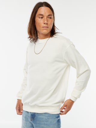 Effen sweater van lichte joggingstof