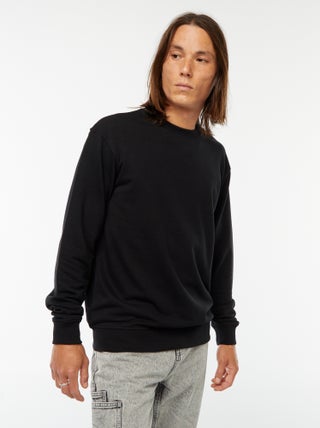 Effen sweater van lichte joggingstof