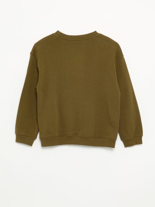 Effen sweater van ongeruwd molton voor kinderen - Kiabi - Kiabi Effen sweater van ongeruwd molton voor kinderen - Kiabi - Kiabi