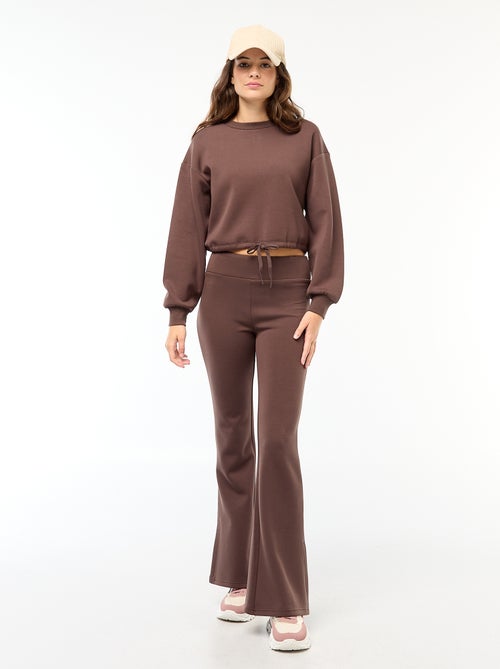 Effen sweater van warme en zachte joggingstof - Kiabi Effen sweater van warme en zachte joggingstof - Kiabi