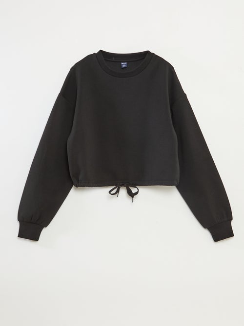 Effen sweater van warme en zachte joggingstof - Kiabi