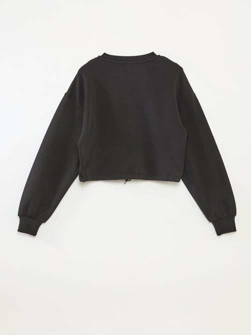 Effen sweater van warme en zachte joggingstof - Kiabi