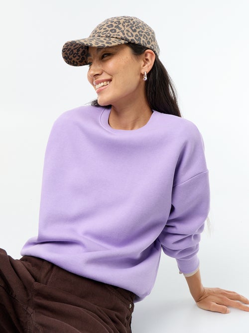 Effen sweater van warme joggingstof - Kiabi Effen sweater van warme joggingstof - Kiabi