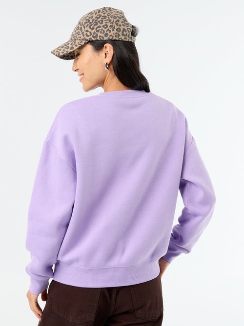 Effen sweater van warme joggingstof - Kiabi Effen sweater van warme joggingstof - Kiabi