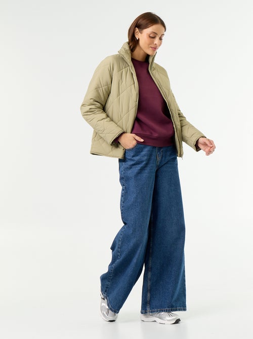 Effen sweater van warme joggingstof - Kiabi Effen sweater van warme joggingstof - Kiabi