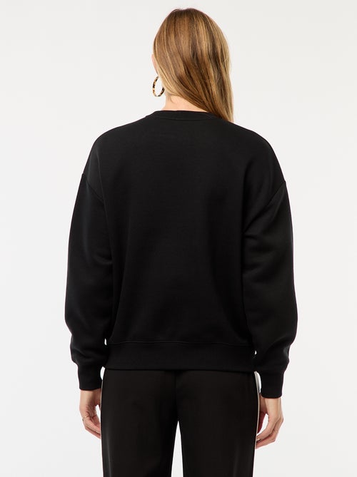 Effen sweater van warme joggingstof - Kiabi Effen sweater van warme joggingstof - Kiabi