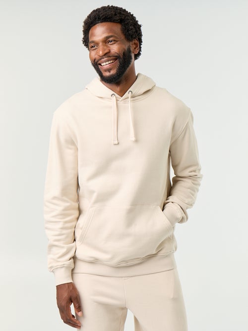 Effen sweatshirt met capuchon - Kiabi