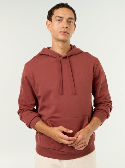 Effen sweatshirt met capuchon - Kiabi