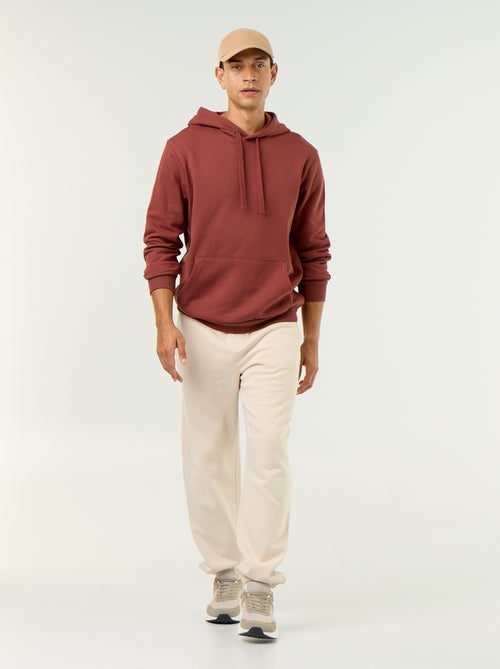 Effen sweatshirt met capuchon - Kiabi