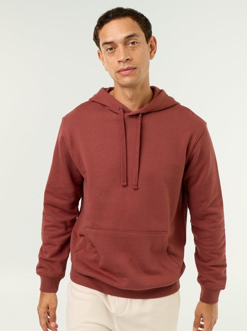 Effen sweatshirt met capuchon - Kiabi