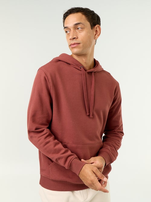 Effen sweatshirt met capuchon - Kiabi