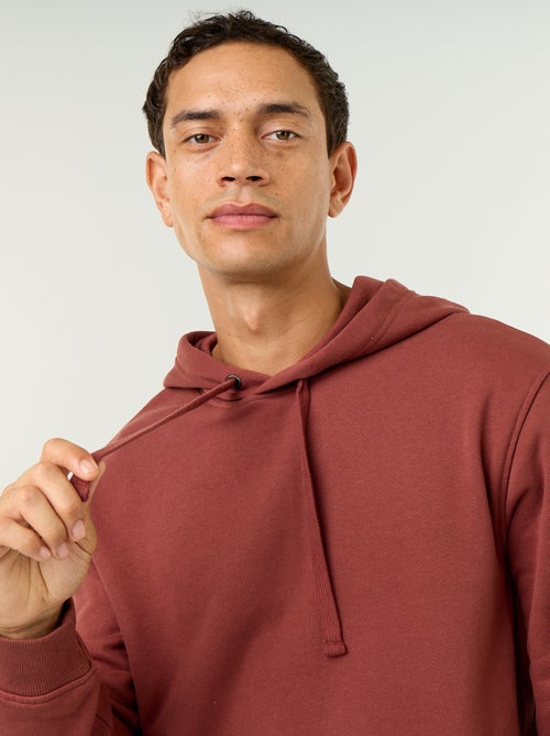 Effen sweatshirt met capuchon - Kiabi