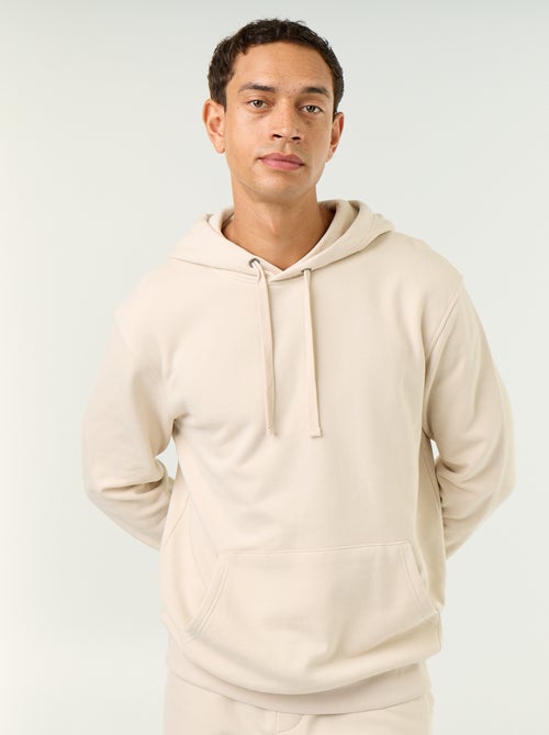 Effen sweatshirt met capuchon - Kiabi